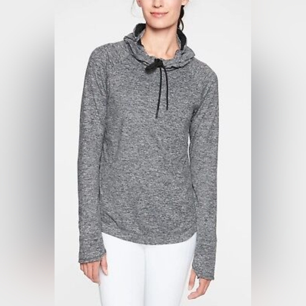 Athleta Uptempo Hoodie, XL, charcoal gray
